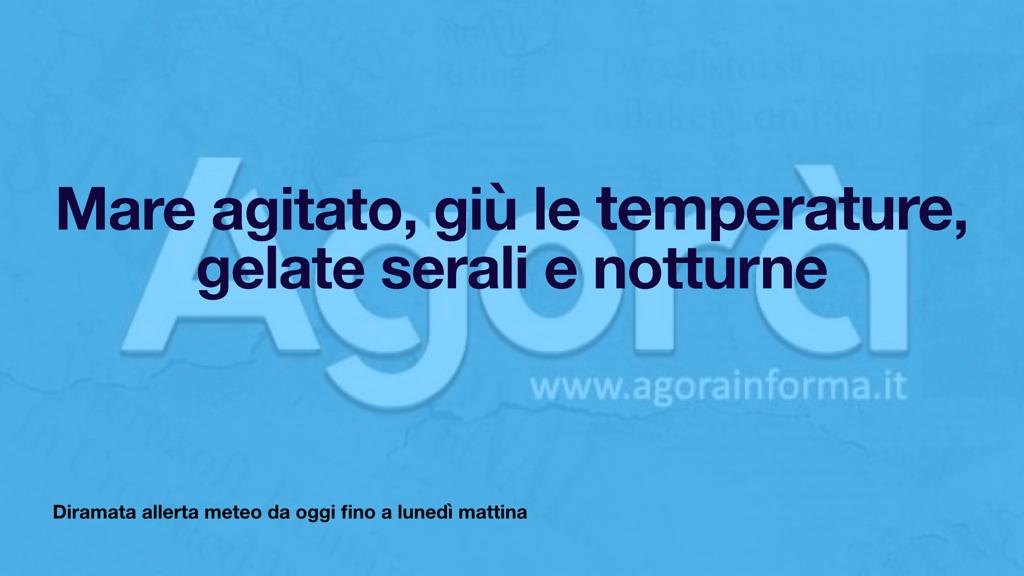 Vento, temperature giù e gelate: la Protezione civile campana emana avviso di allerta meteo